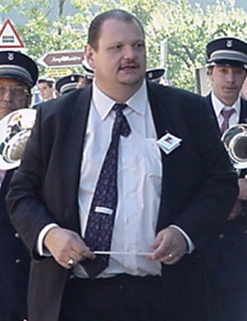 Jean-Claude Broccard directeur de fanfare